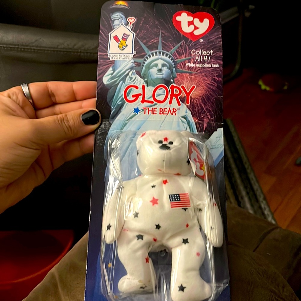 TY Beanie Baby McDonald’s Glory Bear in Box 1999